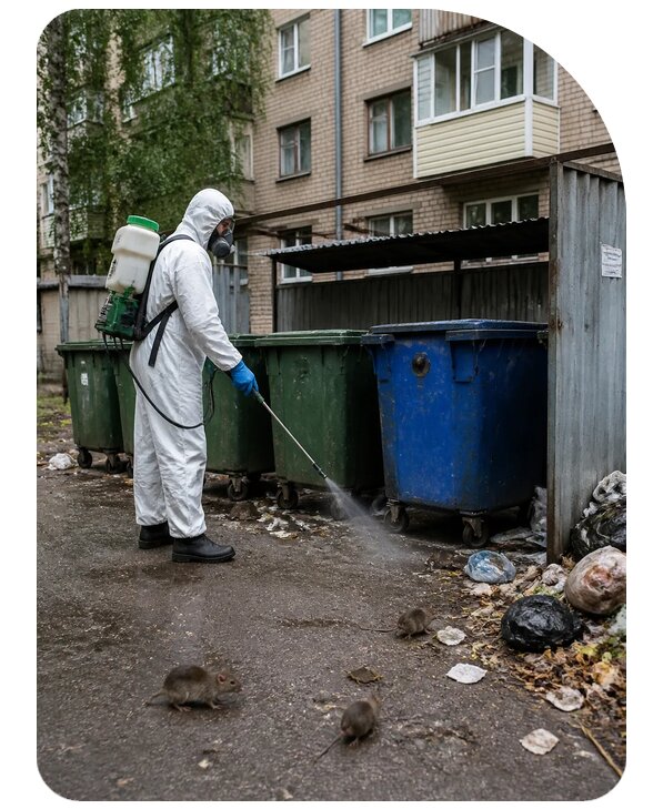 Дератизация контейнерной площадки в Нижнем Новгороде по цене от 3126 р. | Сенат-Ннн